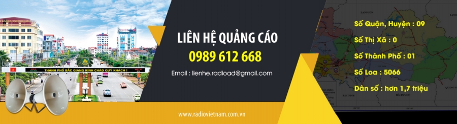 quảng cáo loa phát thanh tỉnh Bắc Giang